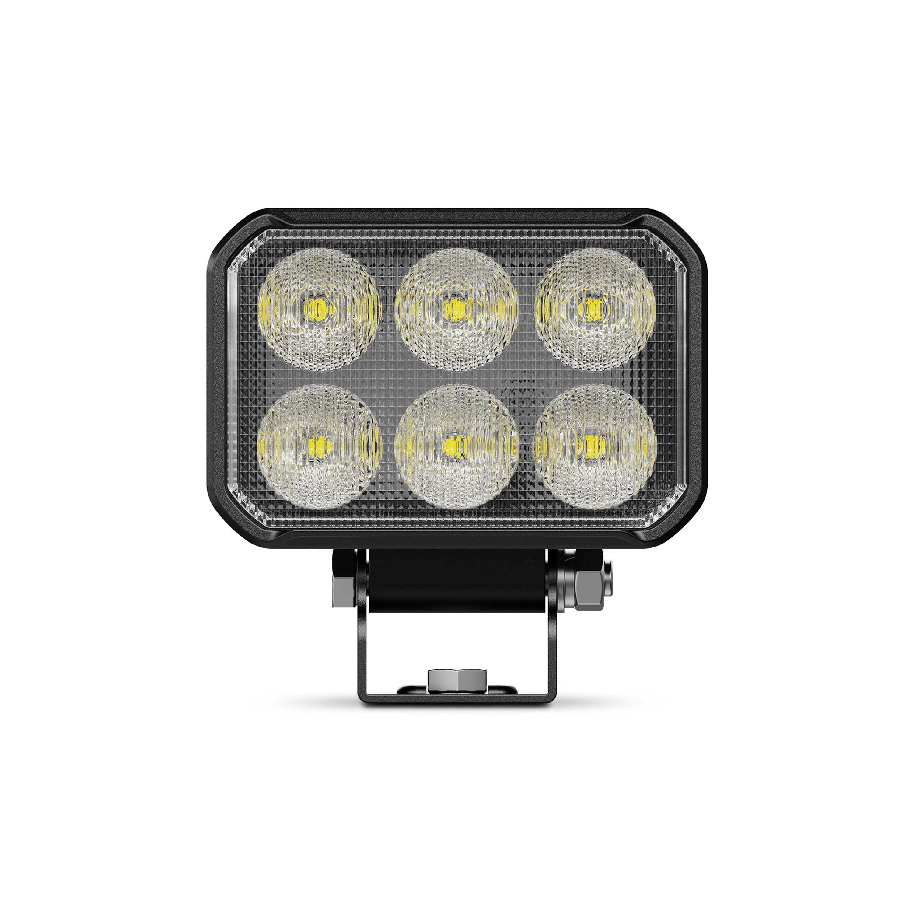 4 inch x 3 inch White + Amber Flood Work Light Set - Image 4
