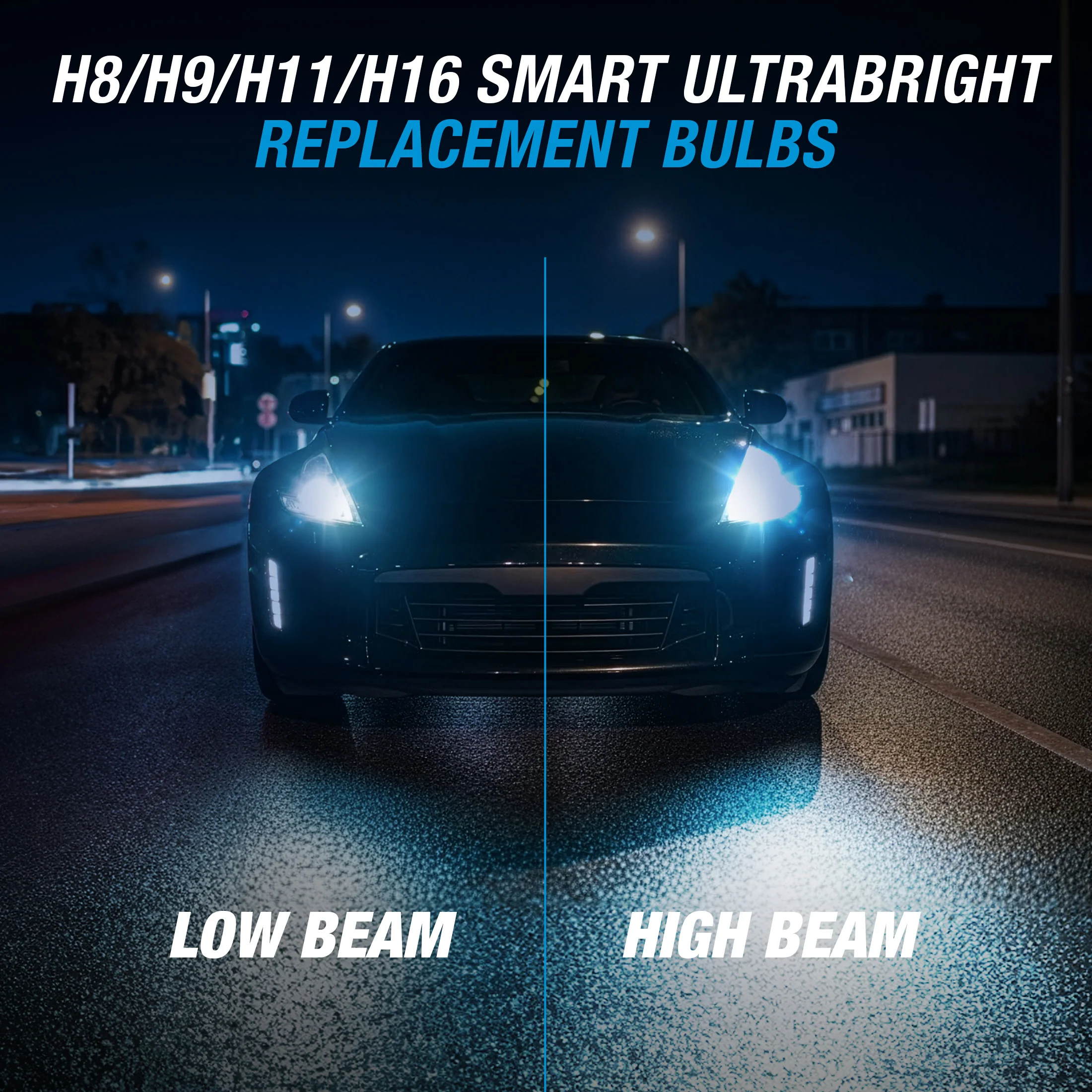 SMART ULTRABRIGHT LED FOG LIGHTS - H8 / H9 / H11 / H16 - Image 3