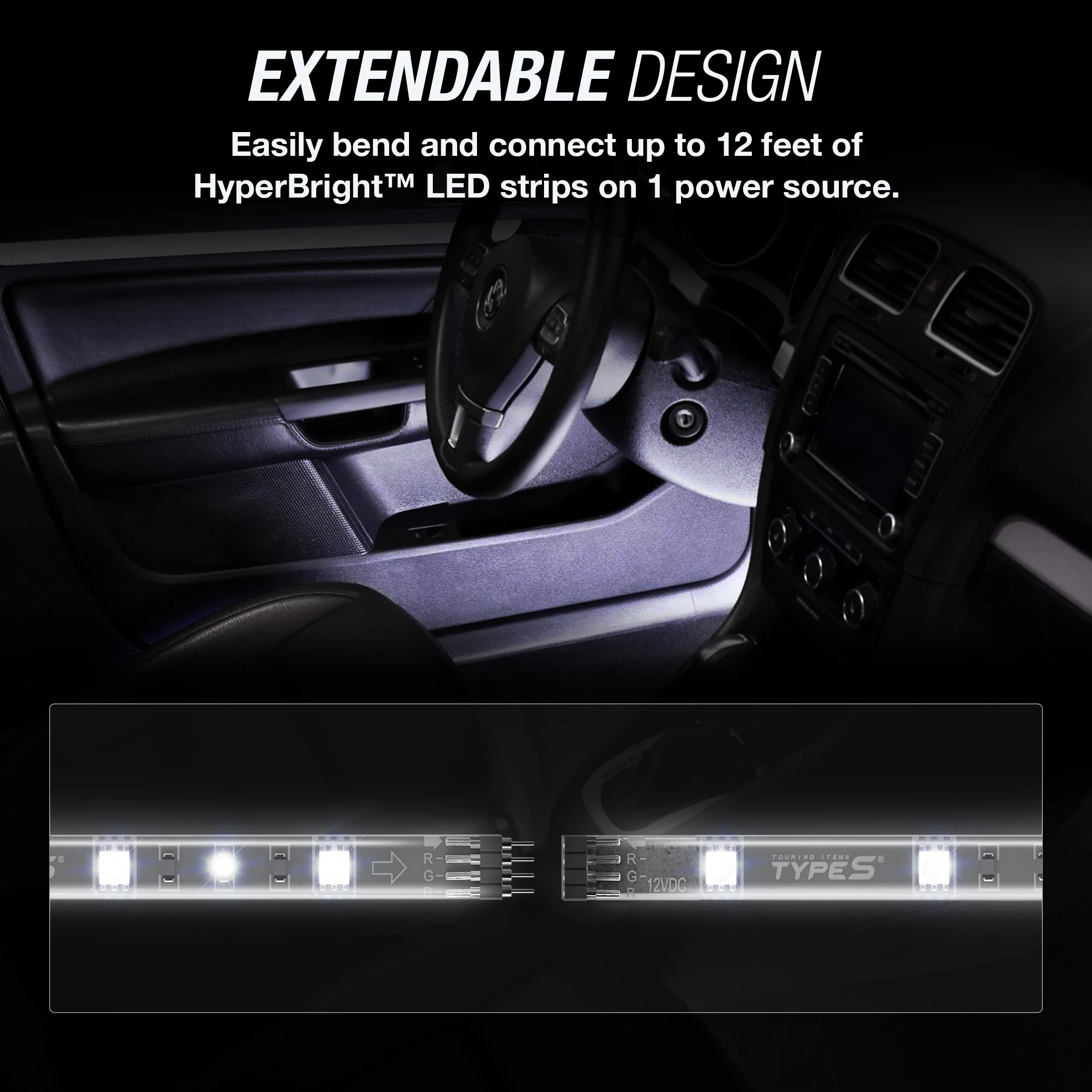 TYPE S HyperBright™ 24" LED Lighting Kit (White) - Image 3
