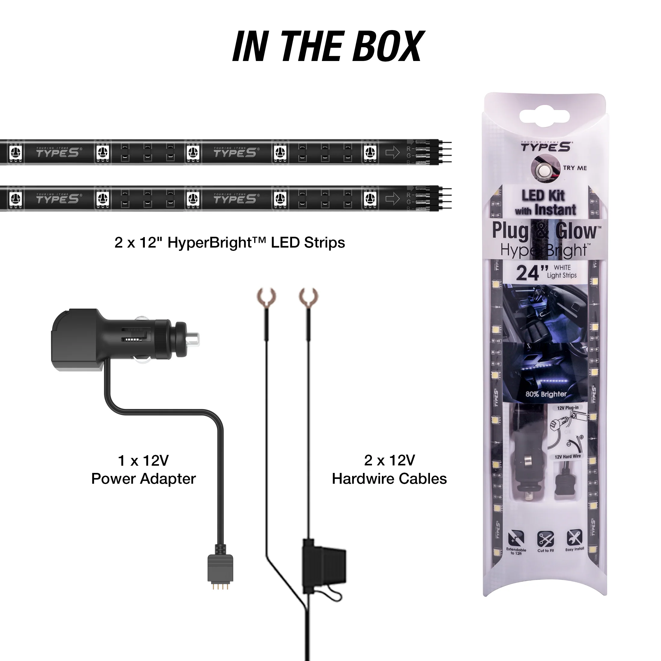 TYPE S HyperBright™ 24" LED Lighting Kit (White) - Image 6