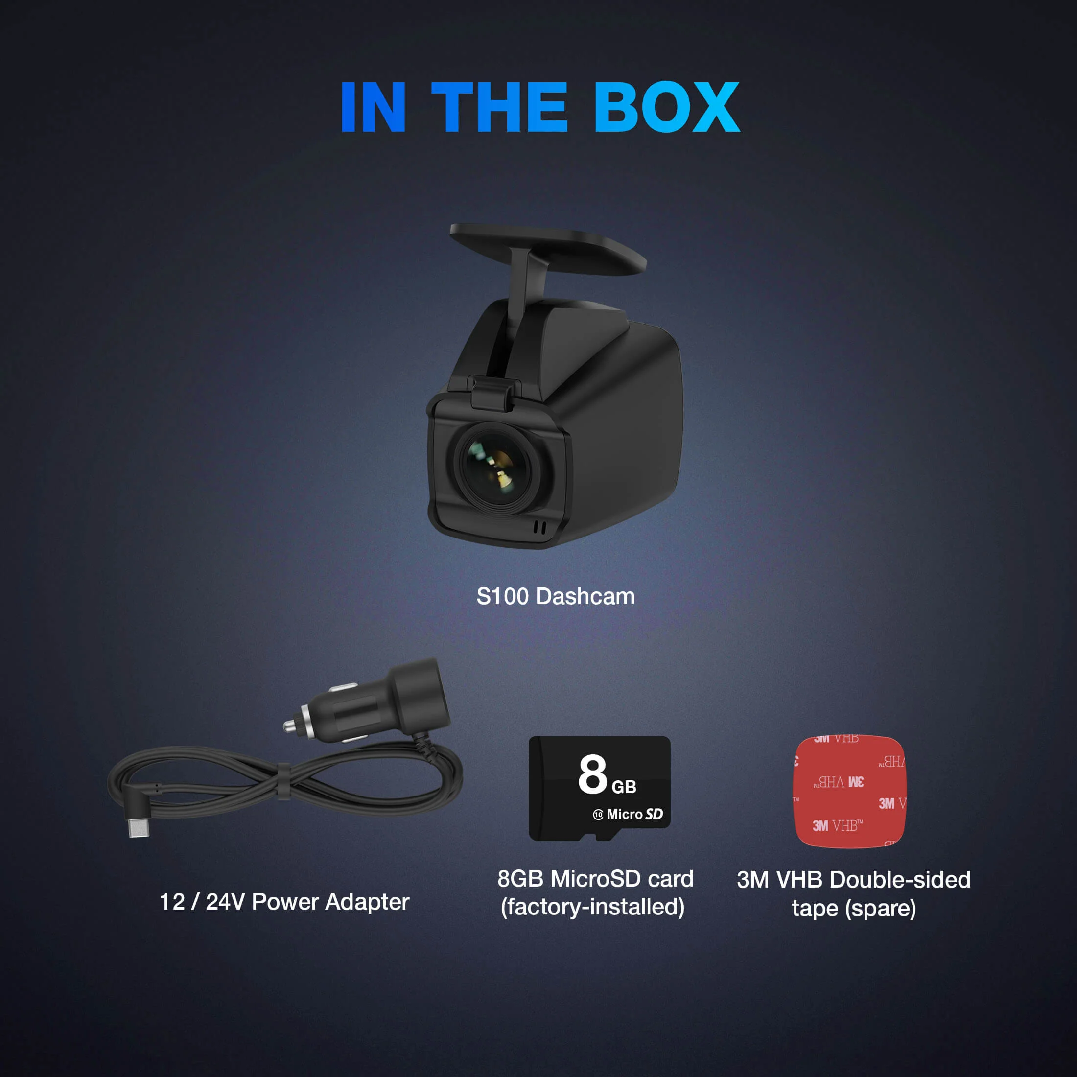TYPE S S100 1080p Full HD Dashcam - Image 7